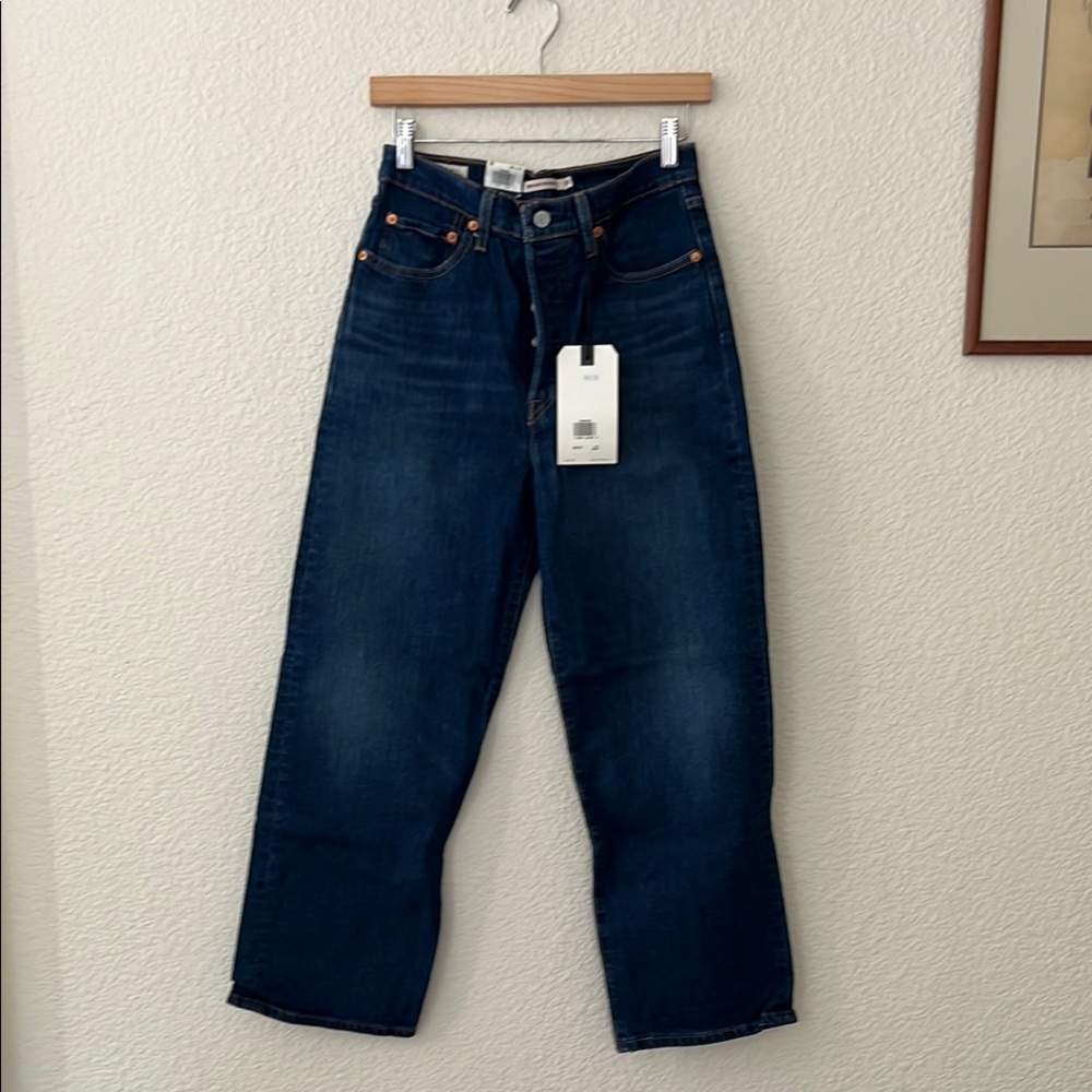 Levi's ribcage Dark Blue Jeans